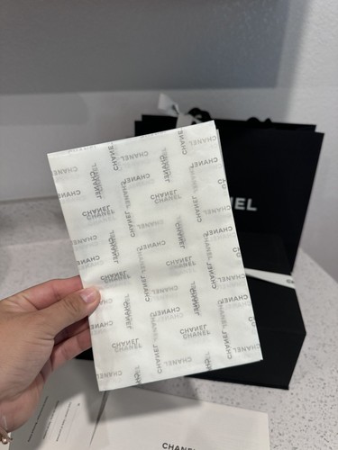 Magnetic CHANEL Box Empty Gift Box 12” X 8” X 4” With Shopping Bag,Ribbon-flower - Picture 14 of 22