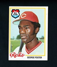 George Foster 1978 Topps - Cincinnati Reds #500 EX-MT+