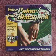 Video Poker / Video Blackjack PC CD • Cosmi • Vintage PC Casino Games