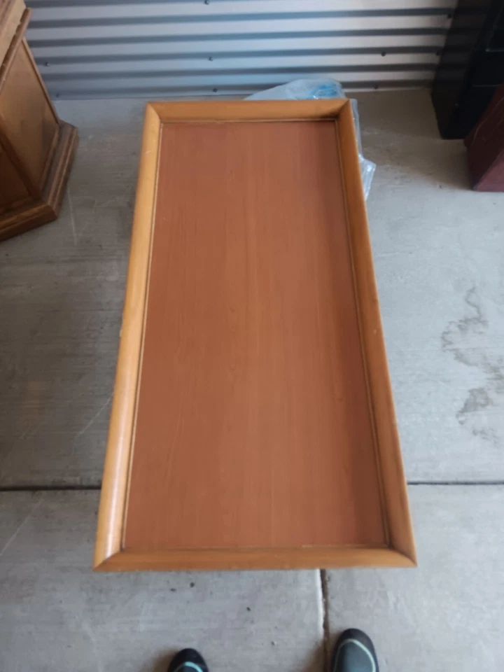 MESA DE CENTRO ORIENTAL VINTAGE TODA MADERA Foto 4 de 4