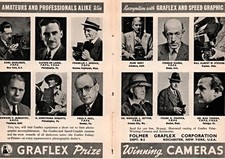 1938 AD GRAFLEX CAMERA PHOTOS PHOTOGRAPHERS ZANE GREY MCMURTRY DR THOREK HANNA