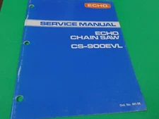 ORIGINAL MANUAL FOR ECHO CS-900EVL CHAINSAW   ---   BOX 6199 X
