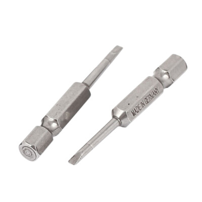 1/4'' Hex Shank 2.5mm Flat Head Magnetic Slotted Screwdriver Bits,10Pcs