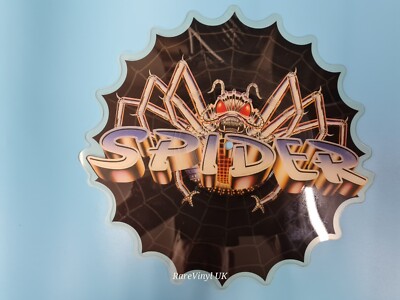 Spider   Here We Go Rock 'N' Roll Shaped Picture Disc 7'' 45RPM 1984 GRADED VINYL