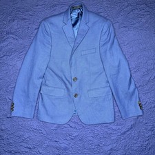 Lauren Ralph Lauren Kids Navy Blue Blazer Suit Jacket Boys Size 12R Read