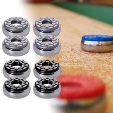 8Pcs Portable Shuffleboard Pucks Matt Surface Family Games Replacements