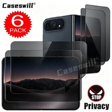 For iPhone Duo Privacy Screen Protector, Inner TPU Film Outer Tempered Glass