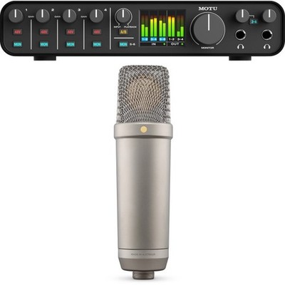 MOTU M6 Audio Interface + Rode NT1 5th Gen Studio Recording Mikrofon | Neu