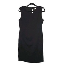 GRACE KARIN Black Pencil Dress Ruched Side Cocktail Career LBD Size Large NEW