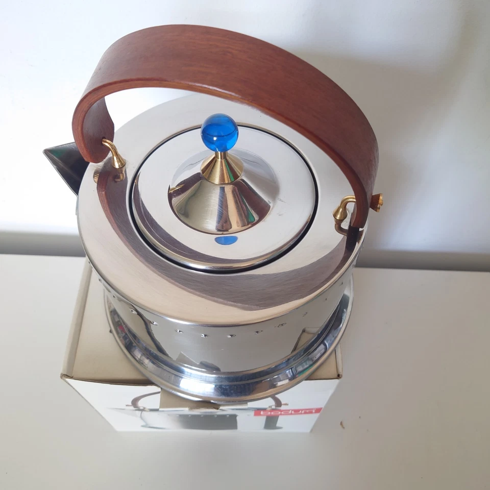 Bodum Ottoni Stainless Steel Kettle by C. Jørgensen Made in Italy w/ Box - image 2 of 4