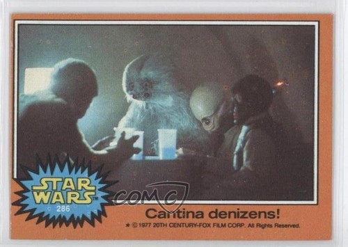 1977 Topps Star Wars #286 Cantina denizens! — Raw