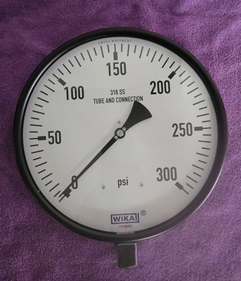 #ad This is a WIKA stainless steel industrial pressure gauge. 300 psi $95.00