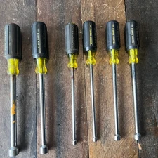 Klein Tools 6-Piece Magnetic Nut Driver Set (SAE)