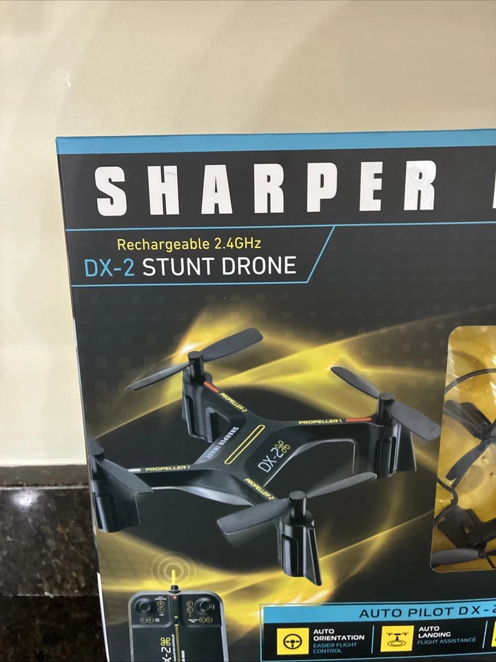 NUEVO Drone de acrobacias Sharper Image DX-2 recargable 2,4 Ghz - sellado en caja Foto 2 de 4