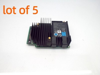 Lot of 5 Dell KMCCD PERC H730 mini Mono 1GB RAID Controller 0KMCCD with Battery