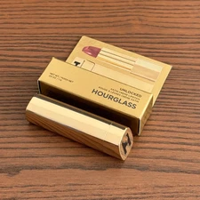 Hourglass - Unlocked Satin Crème Lipstick, Dahlia 318 (Rosewood), 0.03 oz/1 g