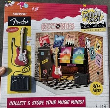 Mga Mini Verse Real Music Record Shop With Exclusive Fender Guitar New Mga Mini Verse Real Music Record Shop With Exclusive Fender Guitar New