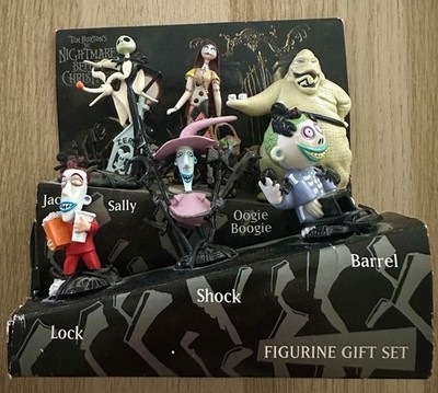 Nightmare Before Christmas 6- Figurine Set used