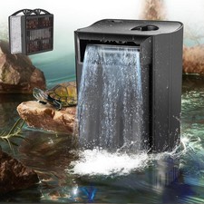 Upgraded Turtle Tank Filter Adjustable Internal Aquarium Filters Quiet Reptile W