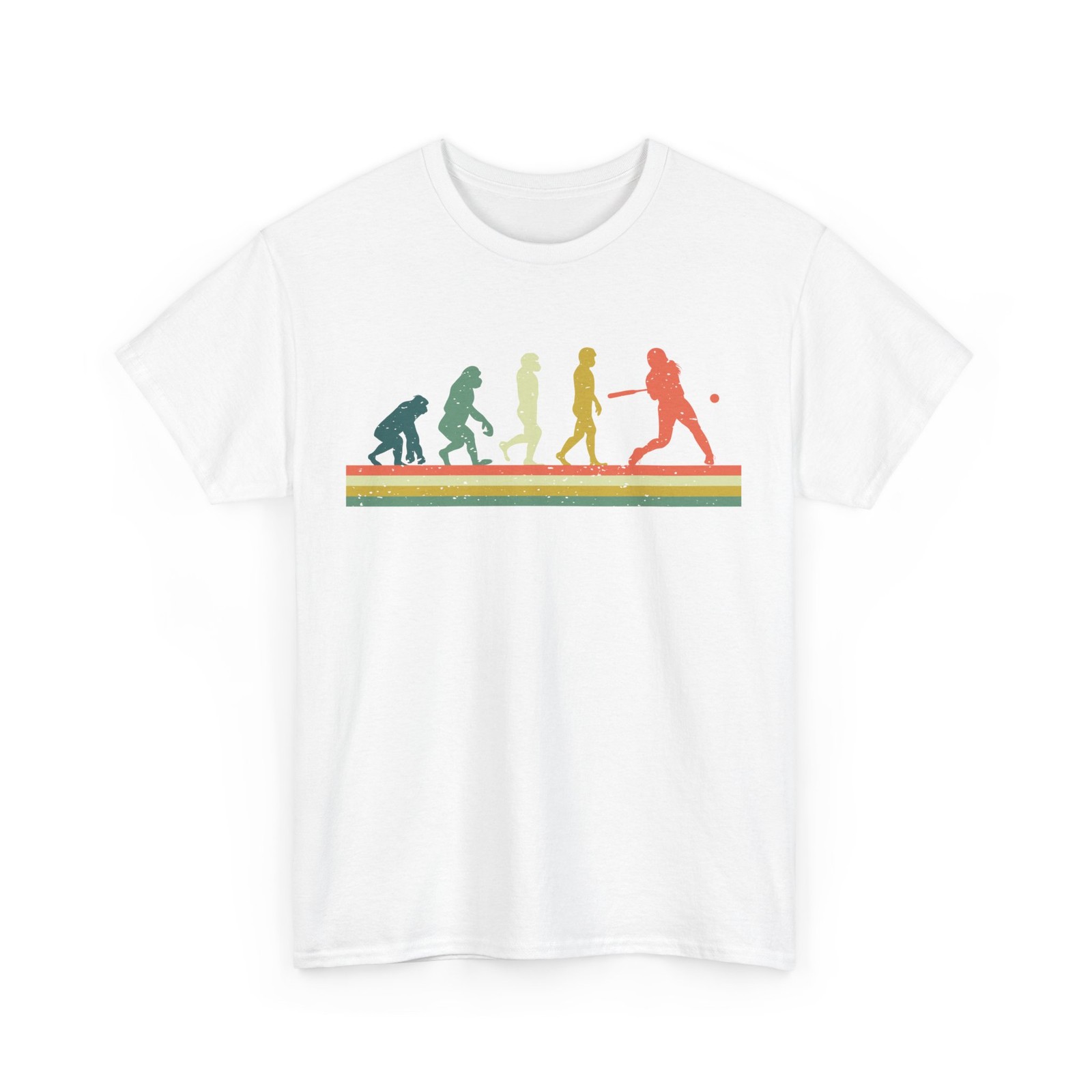 Softball Player Evolution Sports Softball Lovers Women Men T-Shirt