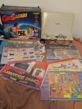Vintage GeoSafari Geo Safari EI-8700 Electronic Learning Game with 70 Carda