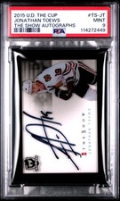 2015 UD THE CUP THE SHOW AUTOS #TS-JT JONATHAN TOEWS PSA 9 AUTO