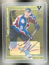2001-02 In The Game Signature Series Auto Gold Vault SP Milan Hejduk