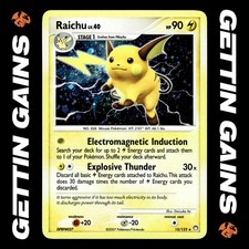 Raichu - 15/123 - Holo Rare - Mysterious Treasures - Pokemon Card - VLP on eBay