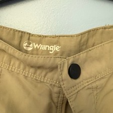 Wrangler Outdoor Series Men's Tan Nylon Cargo Hiking Shorts Size 34