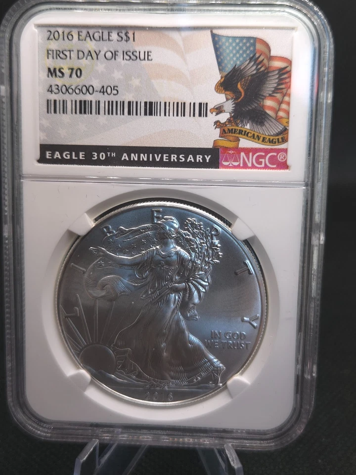 2016-W American Silver Eagle 30th Anniversary Set | NGC PF70 / MS70 - Image 3 of 4