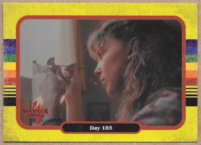 Stranger Things Eleven Day 185 2023 ZeroCool Card #32 Yellow