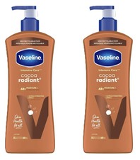 Vaseline Intensive Care Cocoa Radiant Cocoa Butter Body Lotion 600ml  Pack of 2