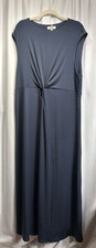 NWT Old Navy The Occasion Twist Front Maxi Dress Dusk Navy XXL Tall