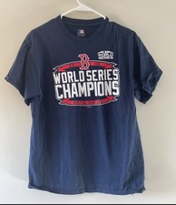 Boston Red Sox Men's SZ Medium T-shirt 2018 World Series Champions MLB GENUINE