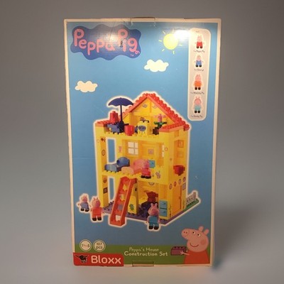 Peppa Pig (Wutz) Big Bloxx Peppas Haus mit Karton - Sehr Guter Zustand    RAR