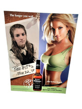 2005 Evan Williams Bourbon Vintage Print Ad Before / After Theme Sexy Bikini