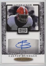 2021 Sage Premier Draft Calvin Bundage #A117 Auto 13c1