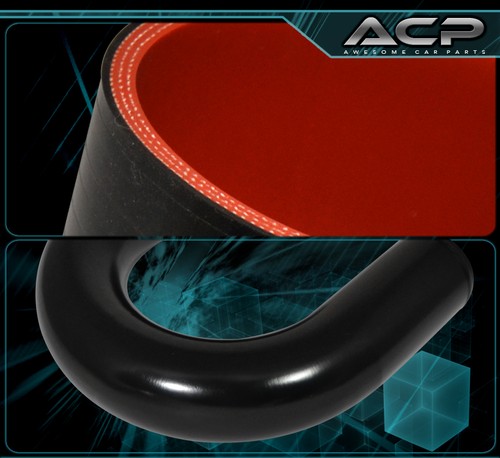 Kit Intercooler Turbo Combo 2.5" Tubería Negra + Fmic + Acopladores Negro + Abrazaderas - Imagen 2 de 3