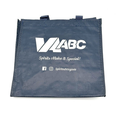 ABC Store Reusable Shopping Tote Bag Navy Blue Spirit Make it Special! ENVI