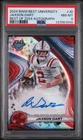 2024 Bowman Best University Jaxson Dart ROOKIE RC Auto #BOA-JD PSA 8 GIANTS