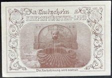 50 Heller Kremsmünster-country 1920 emergency money Austria #16.01.a4