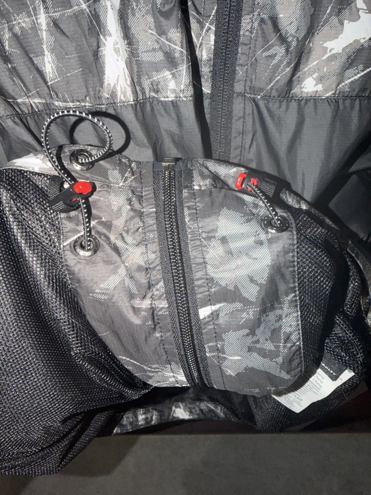 Oakley Software Full Zip Jacket Black Abstract Pr… - image 5