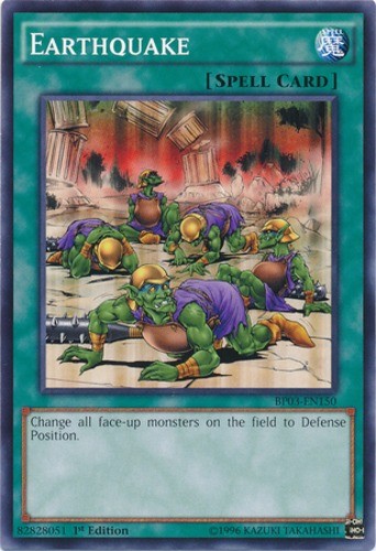 Earthquake - BP03-EN150 - Common - 1st Edition Near Mint Yugioh Card | eBay
