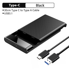 2.5-Inch Tool-Free Mobile Hard Disk Box USB 3.1 Notebook Solid State or Mechanic