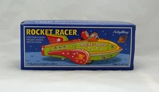 Rocket Racer Friction Powered Tin Toy by Schylling 2001 With Original Box.
