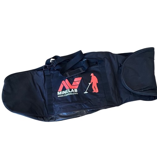 Minelab Metal Detector Carry Bag Black Padded Case with Shoulder Strap 51 Inch