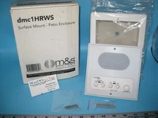 M&S Systems dmc1HRWS Surface Mount Patio Enclosure Music/Communication OpenedNIB