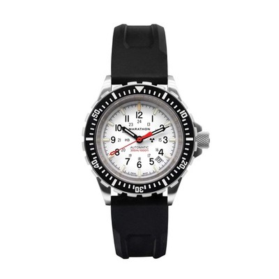 Dive SS/BKSS 3PC RUBBER (WW194006SS-0530) | White Dial Wristwatch WW194006SS-053