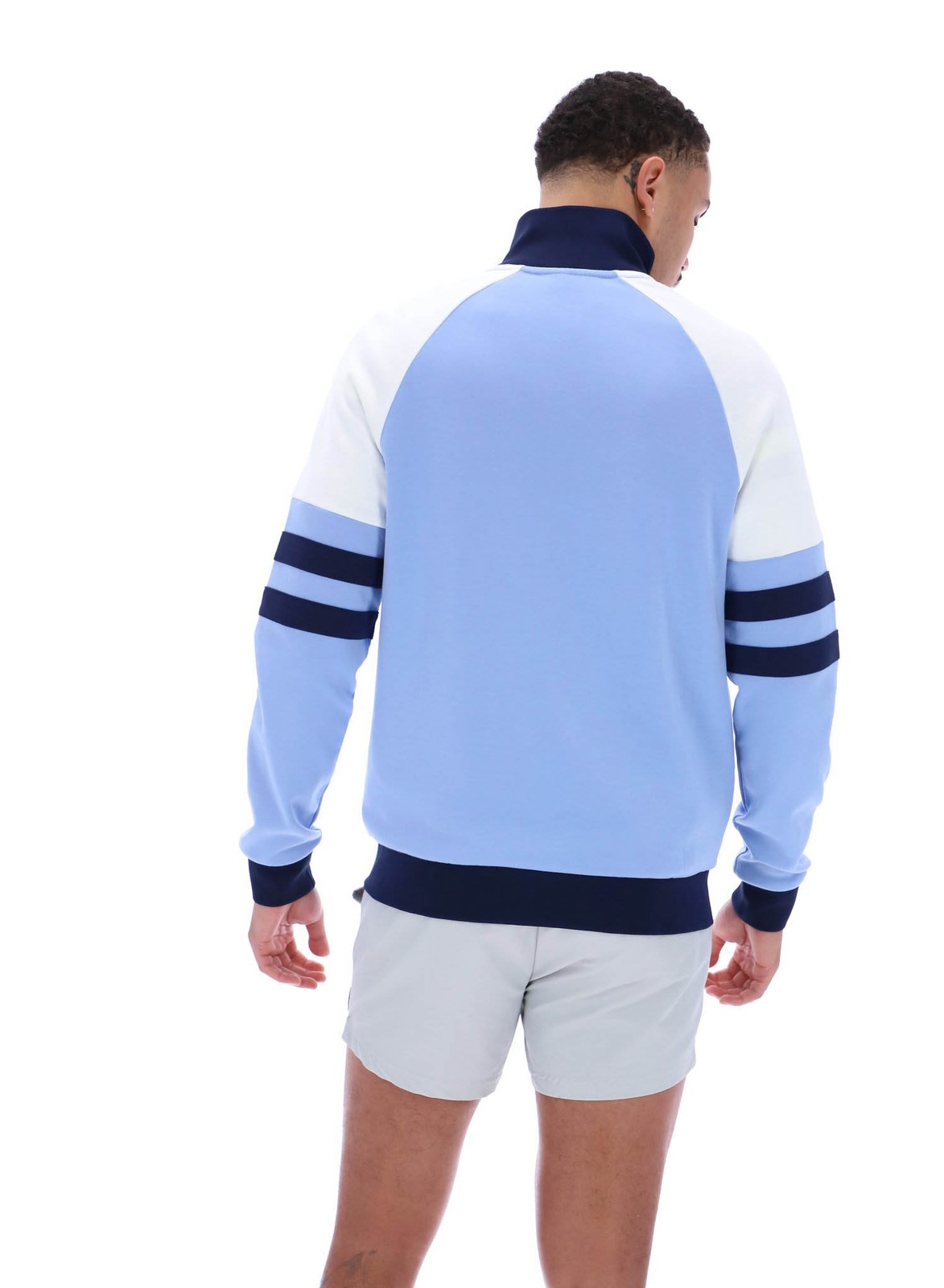 Fila Vintage Track Top FILA Founder 2 Track Jacket in Vista Blu Fila Navy Bianco