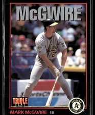 1993 Triple Play #87 Mark McGwire Athletics Baseball Card 2801L